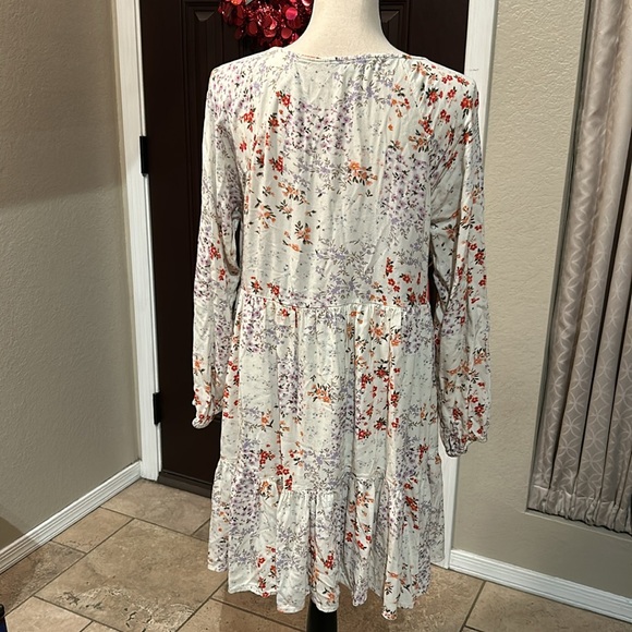 AE Boho Baby Doll Floral Dress - Picture 4 of 12
